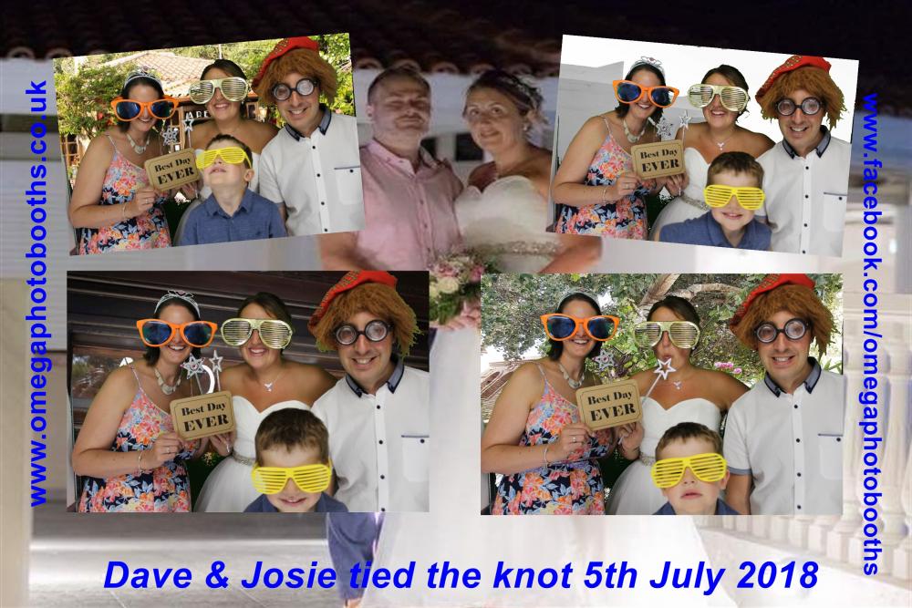 Josie & Dave's wedding  | View more photos from the event at gallery.omegaphotobooths.co.uk/u/Omega-Photobooths/Josie-Daves-wedding
